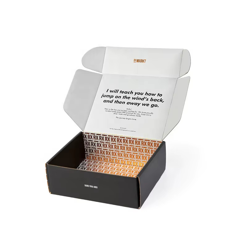 Custom printed shipping box for small business packaging solutions