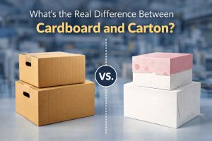 What's the Real Difference Between Cardboard and Carton