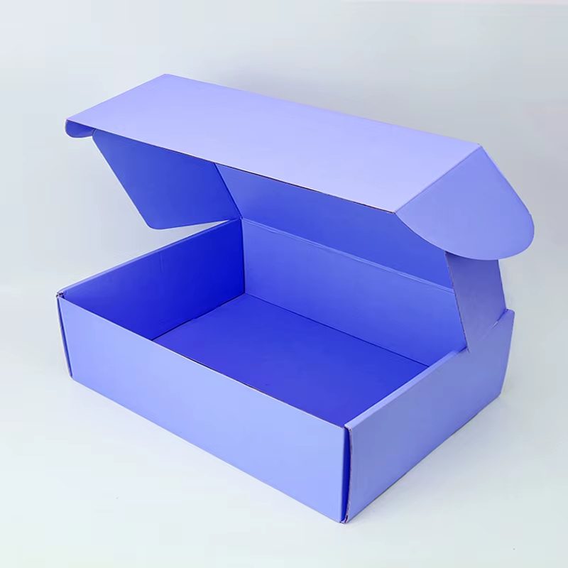 Brown kraft shipping box for shampoo conditioner and personal care products
