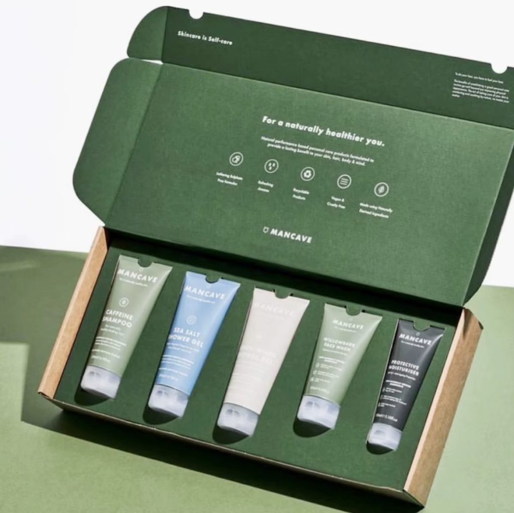 Custom skincare corrugated mailer box for cosmetic products