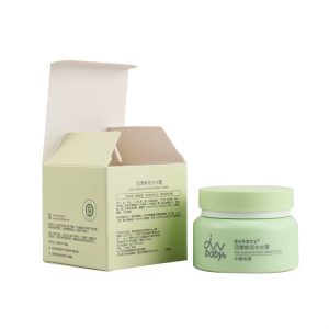 Custom skincare folding carton box for serum and cream jars