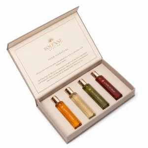 Luxury assorted fragrance sample packaging box for different scent varieties