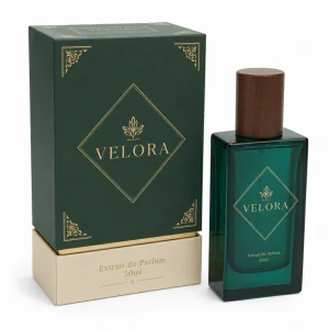 Luxury two-piece perfume retail box for niche fragrance collections